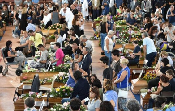 Իտալիան սգում է. այսօր երկրաշարժի զոհերի առաջին հուղարկավորություններն են