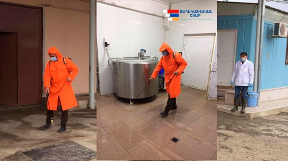 Արցախի խանութներում, սննդի կետերում իրականացվում են հակավարակային, ախտահանման միջոցառումներ