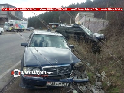 Խոշոր ավտովթար Տավուշի մարզում. 39–ամյա վարորդը տեղափոխվել է հիվանդանոց