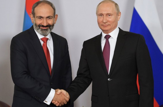 ՀՀ վարչապետը Վլադիմիր Պուտինի հետ քննարկել է Հայաստանին բնական գազի մատակարարման հետ կապված հարցեր