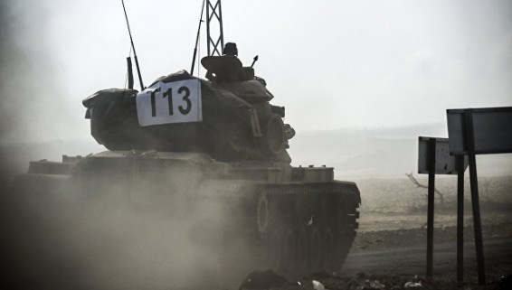 Турецкая армия нанесла более сотни артиллерийских ударов на севере Сирии