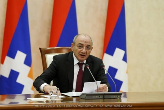 Президент Республики Арцах Бако Саакян направил послание в связи с Днем памяти жертв Геноцида армян
