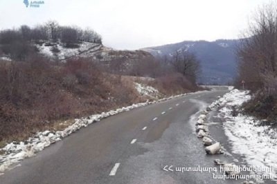 Հայաստանում ճանապարհներն անցանելի են. Լարսի ճանապարհը բաց է միայն բեռնատարների համար