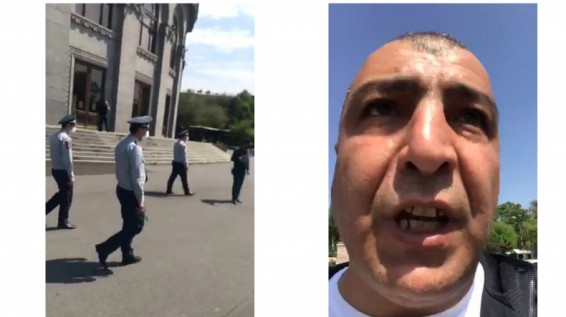 В Ереване полицейские подвергли приводу Ваагна Чахаляна