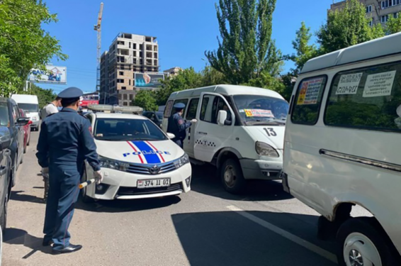 Երևանի Կենտրոն վարչական շրջանում մշտադիտարկվել է 40 տրանսպորտային միջոց, արձանագրվել է իրավախախտման 18 դեպք