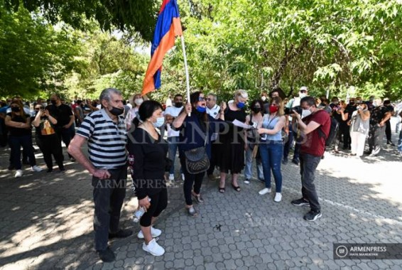 Полиция по факту митинга, проведенного сторонниками Царукяна, возбудила уголовное дело