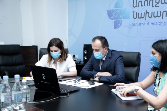 Արսեն Թորոսյանը տեսազրույց է ունեցել Լիտվայի առողջապահության նախարարի հետ