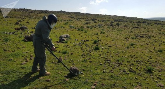 Армянские военные инженеры обезвредили в Алеппо более 200 взрывчатых веществ