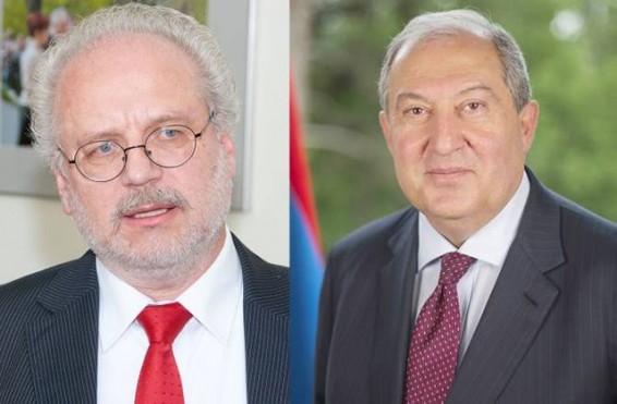 Արմեն Սարգսյանը հեռախոսազրույց է ունեցել Լատվիայի նախագահի հետ
