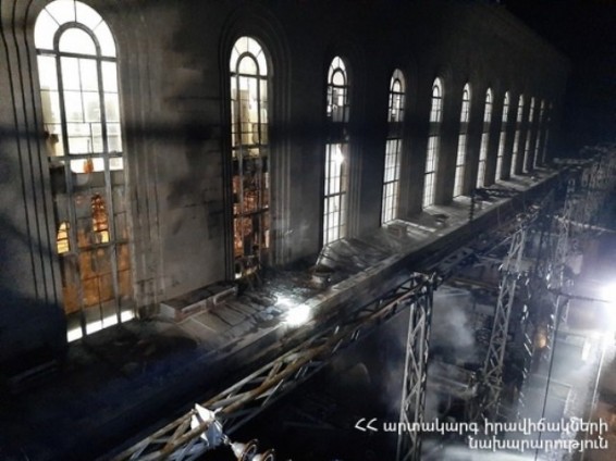 Հրդեհ Արգել գյուղի ՀԷԿ-ում