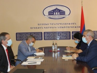 Մասիս Մայիլյանն ընդունել է Արցախում Կարմիր խաչի միջազգային կոմիտեի առաքելության նորանշանակ ղեկավարին
