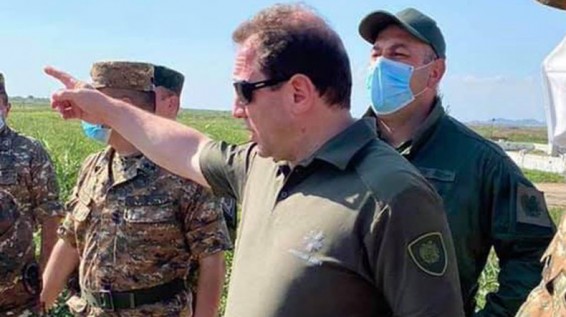 Глава Минобороны Армении Давид Тоноян побывал на новом боевом опорном пункте
