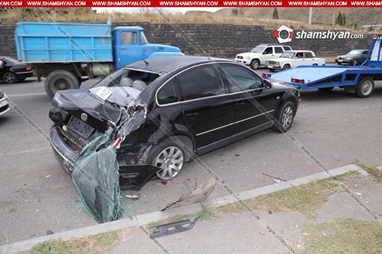 Կոտայքի մարզում 61-ամյա վարորդը բեռնատարը վարելիս հանկարծամահ է եղել և բախվել Passat-ին.