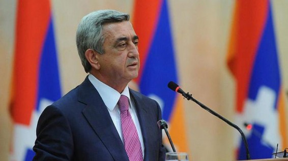 Серж Саргсян: Арцах совершил свой выбор и больше никогда не будет в составе Азербайджана