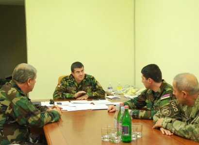 ԱՀ նախագահ Արայիկ Հարությունյանն ընդունել է ՀՀ ազգային անվտանգության ծառայության տնօրեն Արգիշտի Քյարամյանին