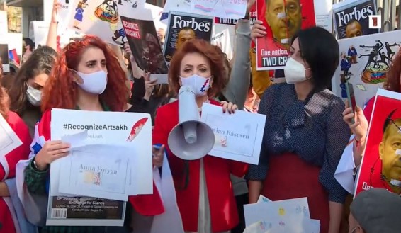 Արցախցի կանանց չընդունեցին. կորոնավիրուսով պայմանավորված՝ ԵՄ գրասենյակը չի աշխատում