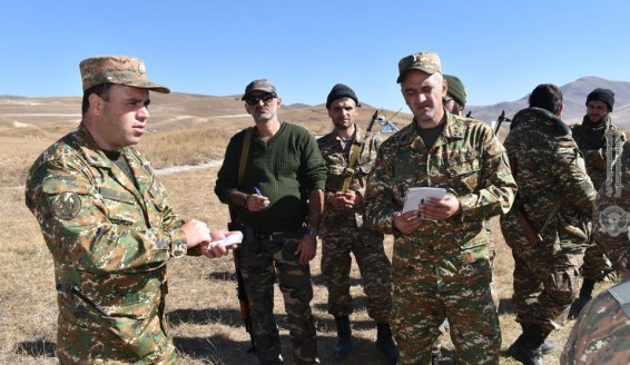 Շարունակվում են հայրենիքի պաշտպանությանը կամավորագրվածների մարզումները