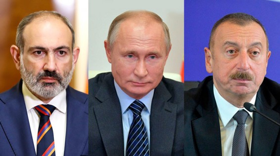 ՌԴ նախագահը հեռախոսացրույց է ունեցել Նիկոլ Փաշինյանի և Իլհամ Ալիևի հետ