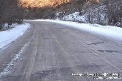 Վարորդներին խորհուրդ է տրվում երթևեկել բացառապես ձմեռային անվադողերով