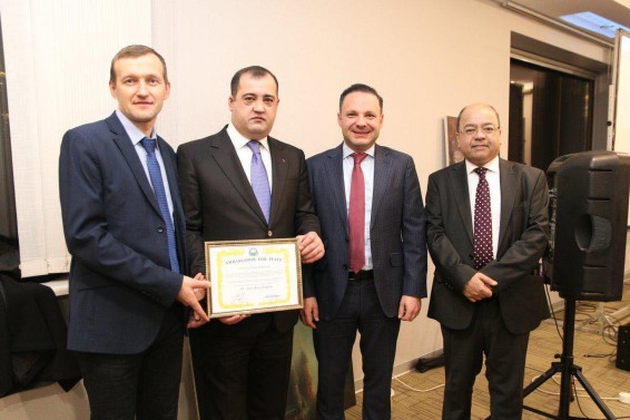 Photo. Ռուս-հայկական հասարակական գործիչ Արթուր Խաչատրյանին շնորհվել է «Խաղաղության դեսպան»-ի կոչում