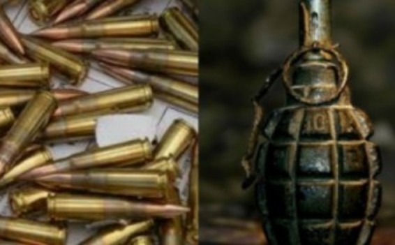 Ահազանգով մեկնած ոստիկանները նռնակ և փամփուշտներ հայտնաբերեցին