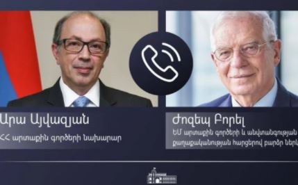 Айвазян и глава дипломатии Евросоюза обсудили новые перспективы, открывающиеся со вступлением в силу соглашения Армения-ЕС