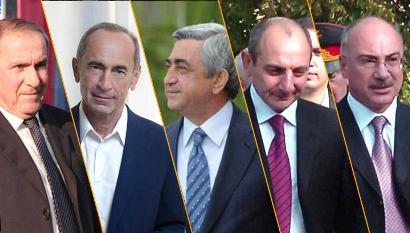 Հանդիպել են Հայաստանի 3 եւ Արցախի 2 նախկին նախագահները