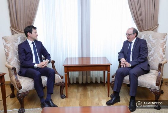 Արա Այվազյանը ԵԽ պատգամավորի հետ քննարկել է Արցախի դեմ Ադրբեջանի սանձազերծած պատերազմի հետևանքով ստեղծված իրադրությունը