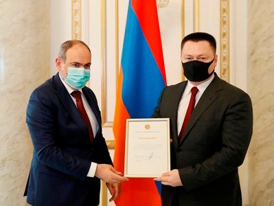 Փաշինյանն ընդունել է Ռուսաստանի Դաշնության գլխավոր դատախազ Իգոր Կրասնովին