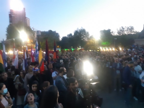 Ջահերով երթ(լուսանկարներ)