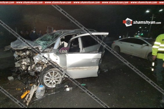 Երևան-Արմավիր ավտոճանապարհին բախվել են «Opel Zafira» և «Hyundai Sonata» մակնիշի ավտոմեքենաները. հիվանդանոց տեղափոխված վիրավորներից մեկը մահացել է. Shamshyan.com