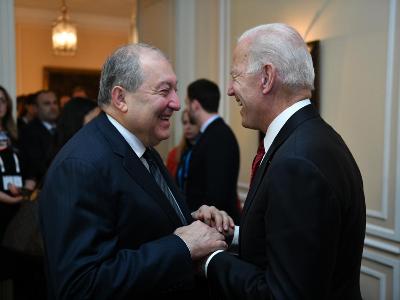 Ցեղասպանության ճանաչումը ոչ միայն պատմական սխալի շտկում է, այլև՝ ճիշտ ուղերձ Թուրքիային. Արմեն Սարգսյանը՝ Ջո Բայդենին