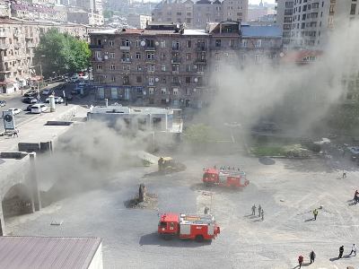 Пожару в ереванском тоннеле к Детской железной дороге предшествовали перебои в сети