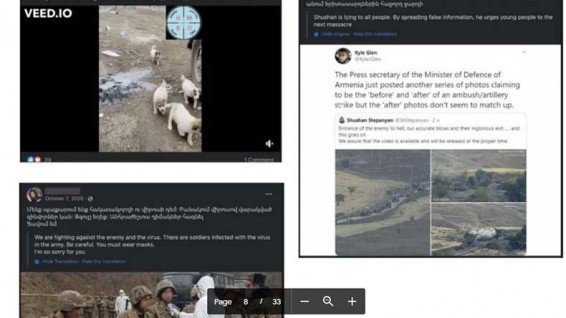 Facebook заблокировала связанные с Баку фейковые аккаунты, распространявшие и дезинформацию на армянском языке в дни войны