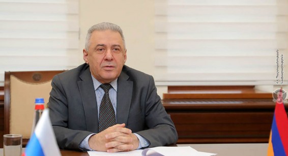 Вагаршак Арутюнян обсудил вопросы сотрудничества с главой Погранслужбы ФСБ России