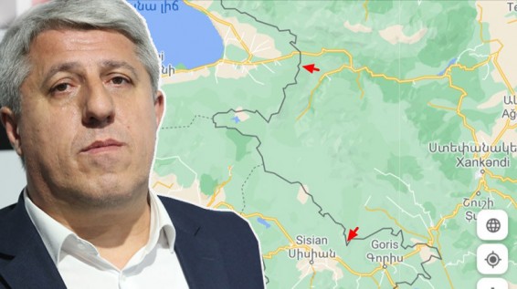 Вардан Восканян опубликовал карту для Пашиняна