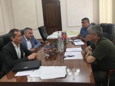 Վիտալի Բալասանյանը հանդիպել է Կարմիր խաչի միջազգային կոմիտեի ԼՂ-ի առաքելության ղեկավարի հետ