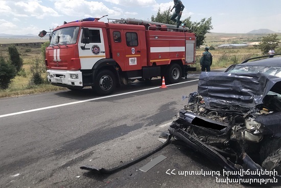 Բախվել են ավտոմեքենաներ․ կա տուժած