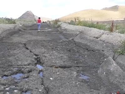 Куда исчезла вода из водохранилища Карнут?