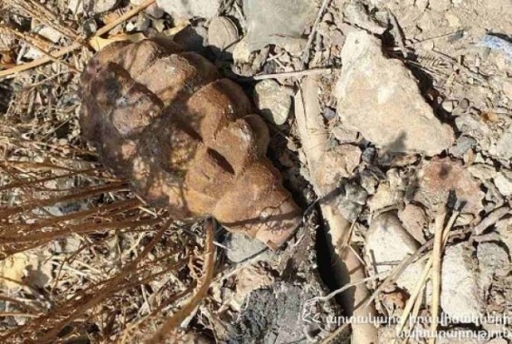 В районе Норагюх обнаружена граната