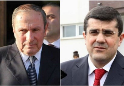 Լևոն Տեր-Պետրոսյանն իր առանձնատանը հյուրընկալել է Արցախի հանրապետության նախագահ Արայիկ Հարությունյանին