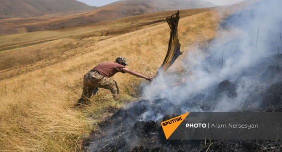 Какой ущерб нанесли вызванные азербайджанской стороной пожары – Татоян представил цифры