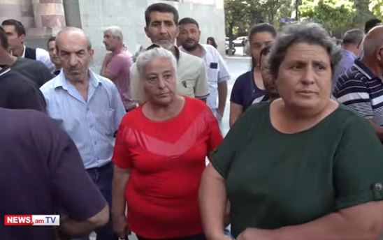 Потерявшие дома из-за агрессии Азербайджана жители Кашатага вышли на акцию протеста