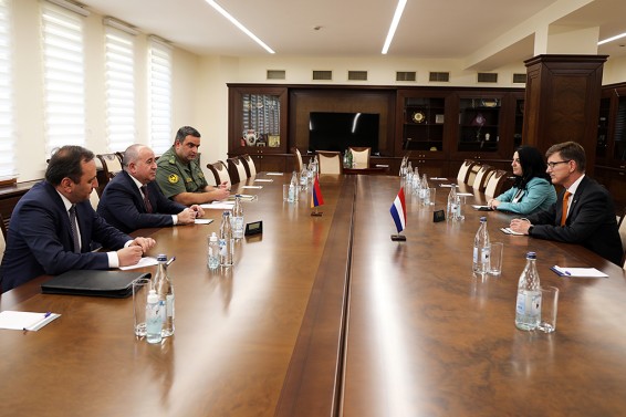 Արշակ Կարապետյանն ընդունել է Նիդեռլանդների դեսպանին
