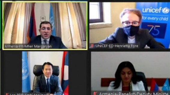 Ընդունվել է ՅՈՒՆԻՍԵՖ-ի Հայաստանի ծրագրային փաստաթուղթը, որի համար նախատեսված է շուրջ 15 մլն ԱՄՆ դոլար