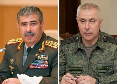 Рустам Мурадов представил Гасанову нового командующего российским миротворческим контингентом в Арцахе
