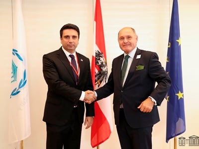 Спикеры парламентов Армении и Австрии обсудили шаги по освобождению армянских военнопленных