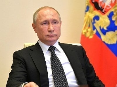 Путин принимает участие в заседании лидеров ОДКБ по видеосвязи