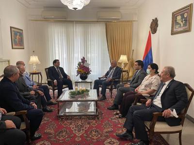 Իրան-Հայաստան առևտրի պալատի խորհրդի նախագահն այցելել է ՀՀ դեսպանություն