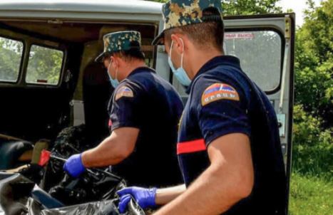 В ходе поисков найдены останки еще одного погибшего военного – Госслужба по ЧС Карабаха